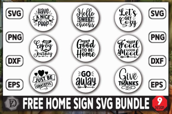 Download Free Home Sign SVG Bundle - Home sign svg Collection