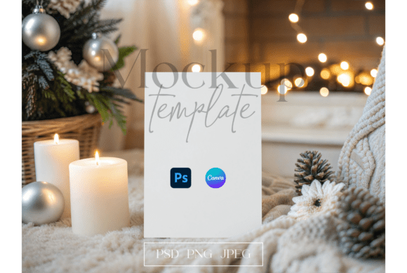 Download Cozy Winter Card Mockup - Cozy winter card Collection