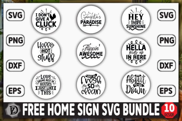Download Free Home Sign SVG Bundle - Home sign svg Collection