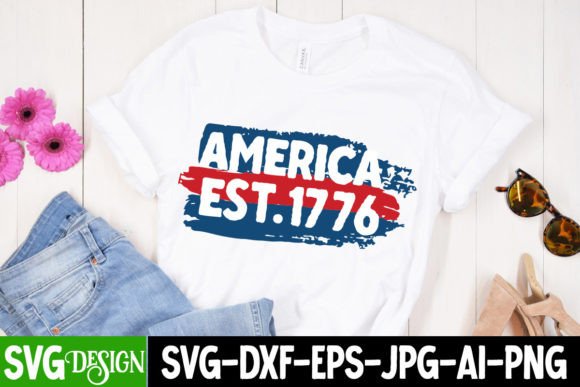 Download America Est.1776 SVG Design Free - Premium Resources