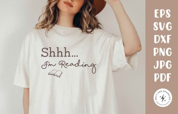 Download Shhh… I'm Reading, SVG - Premium Resources