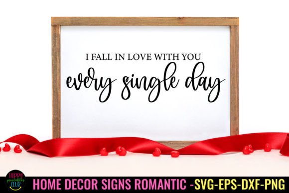 Download Fall in Love I Romantic Home Sign SVG - Home sign svg Collection