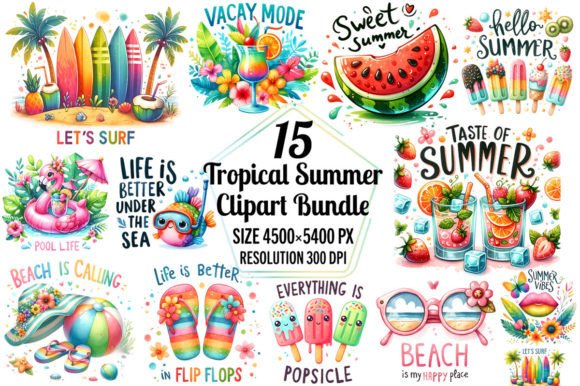 Download Tropical Summer Sublimation Collection - Summer sublimation Collection