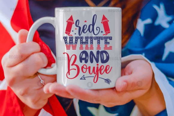 Download FREE Red White and Boujee Svg Design - Premium Bundle